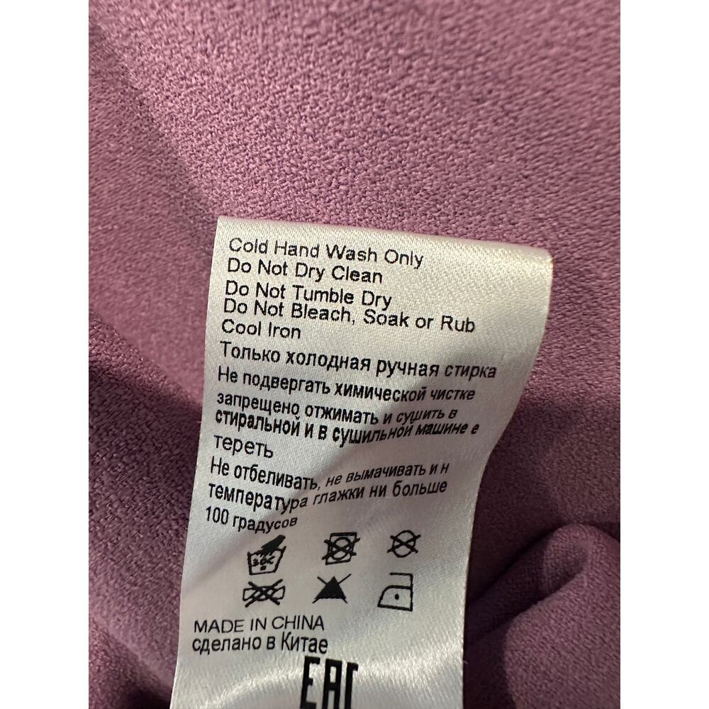 NEW REVOLVE Atoir Size 10 Purple White Cocktail Date Night Split Bow Maxi Dress - Picture 9 of 12